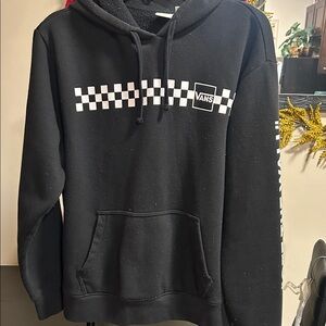 Vans Black and White Checkered Hoodie